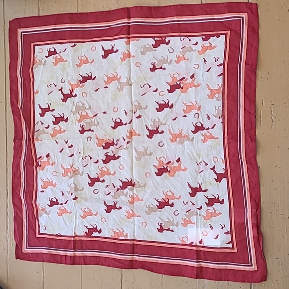 Loft Horse Print Scarf Bandana - Picture 3 of 7